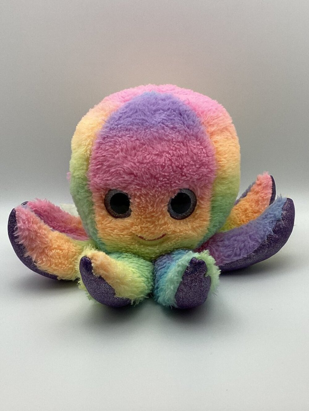 Octopus Plush | Lot of 2 | Multicolored Fiesta and Pop Soft Stuffed Animals - Picture 2 of 10